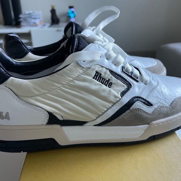 Rhude 965 white and black sneakers - Picture 3 of 6
